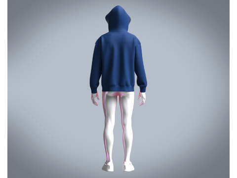 Adidas Tiro-23 League Sweat Hoodie 3D Модель
