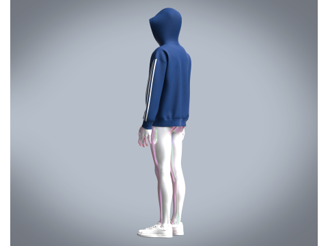 Adidas Tiro-23 League Sweat Hoodie 3D Модель