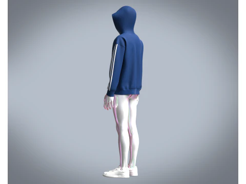 Adidas Tiro-23 League Sweat Hoodie 3D Model