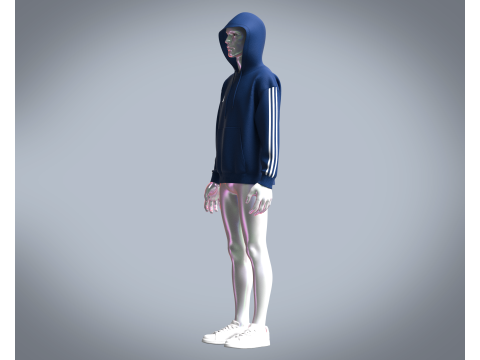 Adidas Tiro-23 League Sweat Hoodie 3D Модель