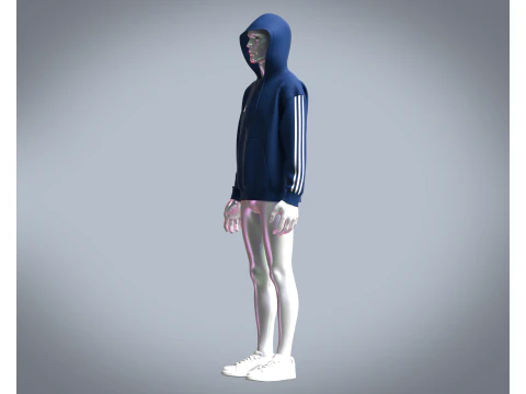 Adidas Tiro-23 League Sweat Hoodie 3D Model