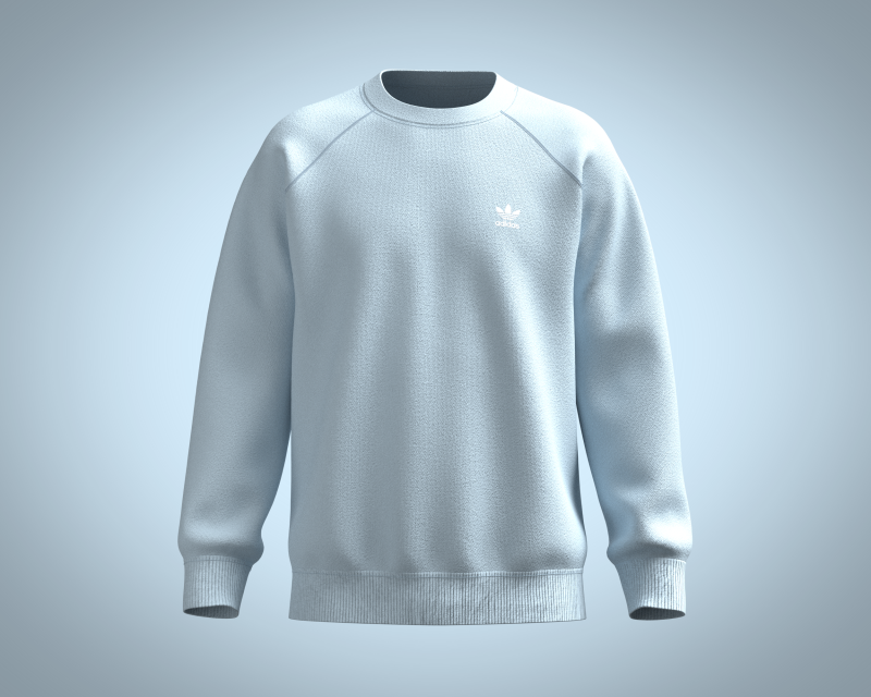 Adidas Trefoil Essentials Crewneck Sweatshirt Modelo 3D .c4d .max .obj .3ds .fbx .stl .blend 
