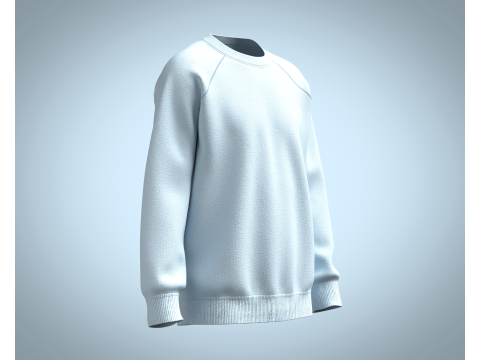 Adidas Trefoil Essentials Crewneck Sweatshirt Modelo 3D