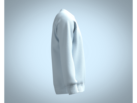 Adidas Trefoil Essentials Crewneck Sweatshirt Modelo 3D