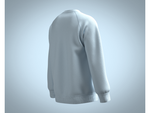 Adidas Trefoil Essentials Crewneck Sweatshirt Modelo 3D