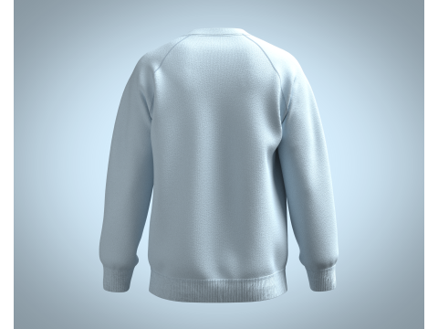 Adidas Trefoil Essentials Crewneck Sweatshirt Modelo 3D