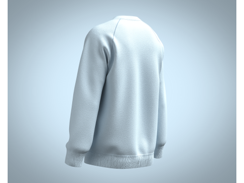 Adidas Trefoil Essentials Crewneck Sweatshirt Modelo 3D