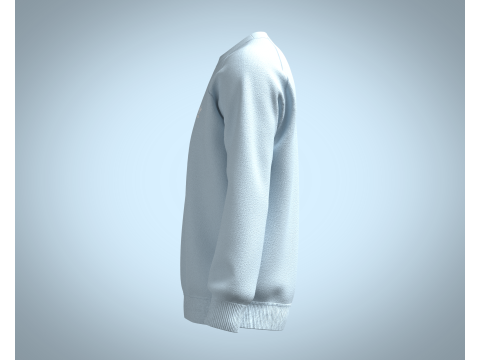 Adidas Trefoil Essentials Crewneck Sweatshirt Modelo 3D