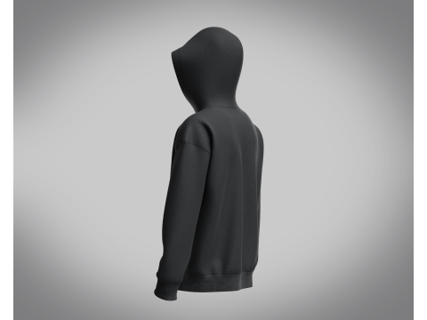 Adidas Trefoil Essentials Hoodie 3D Модель
