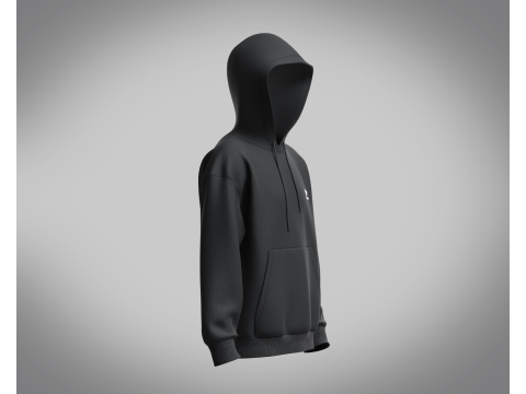 Adidas Trefoil Essentials Hoodie 3D Модель
