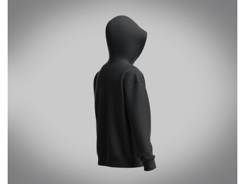 Adidas Trefoil Essentials Hoodie 3D Модель