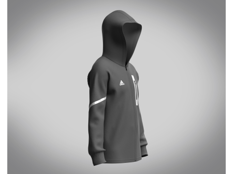Adidas-Gameday Full Zip - Hoodie 3D Модель