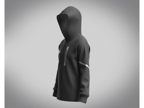 Adidas-Gameday Full Zip - Hoodie 3D Модель