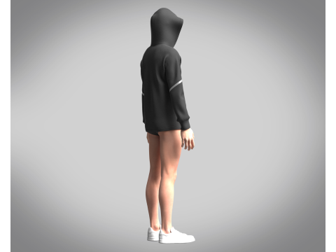 Adidas-Gameday Full Zip - Hoodie 3D Модель