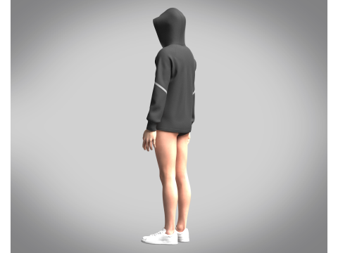Adidas-Gameday Full Zip - Hoodie 3D Модель