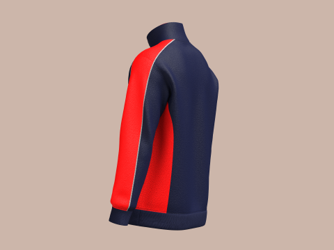 MEN TWO TONE JACKET Modelo 3D