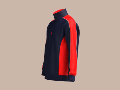 MEN TWO TONE JACKET 3D Model