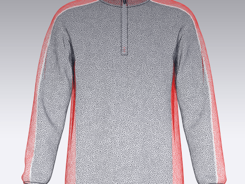 MEN TWO TONE JACKET Modelo 3D