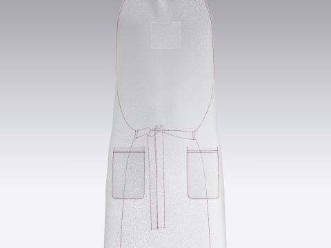 Apron Chef - V4 3D 模型
