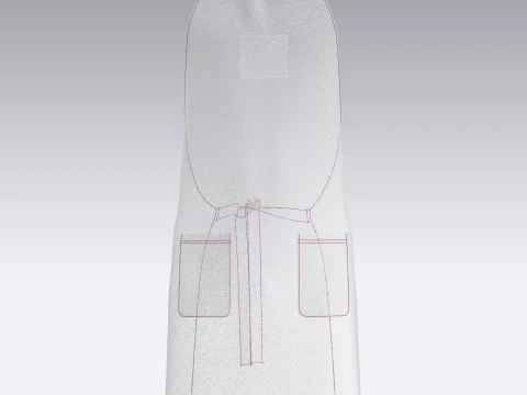 Apron Chef - V4 3D Model