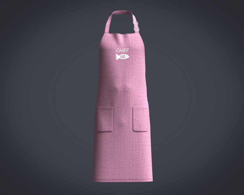 Apron Chef - V4 3D 模型 .c4d .max .obj .3ds .fbx .stl .blend 
