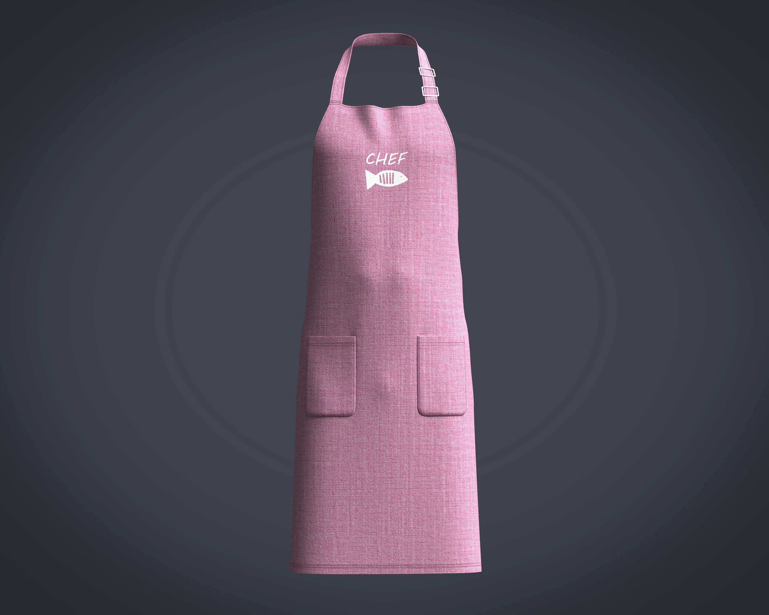 Apron Chef - V4 3D Model .c4d .max .obj .3ds .fbx .stl .blend 