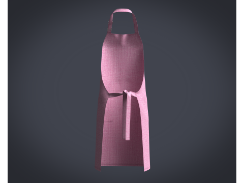 Apron Chef - V4 3D 模型
