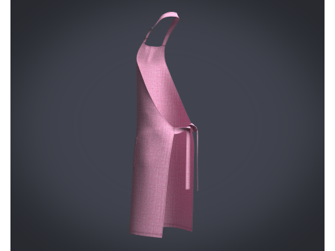 Apron Chef - V4 3D 模型