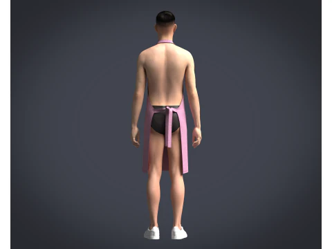 Apron Chef - V4 3D Model