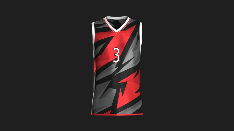 Basketball Jersey Player 03 Modèle 3D .c4d .max .obj .3ds .fbx .stl .blend 