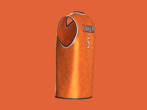 Basketball Jersey Player 05 3Dモデル