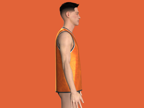 Basketball Jersey Player 05 3Dモデル