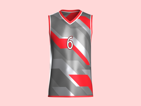 Basketball Jersey Player 06 3D Model