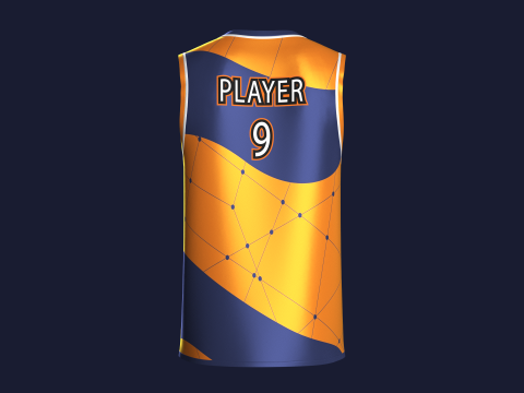 Basketball Jersey Player 09 3D Model