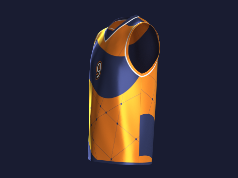 Basketball Jersey Player 09 3D Model