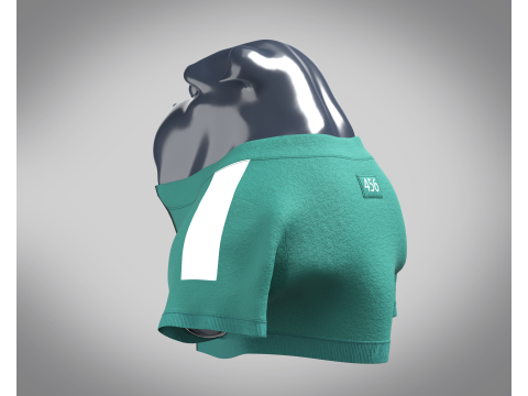 Bulldog - Squid Game Players Uniform 456 Modelo 3D