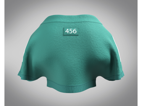 Bulldog - Squid Game Players Uniform 456 Modelo 3D