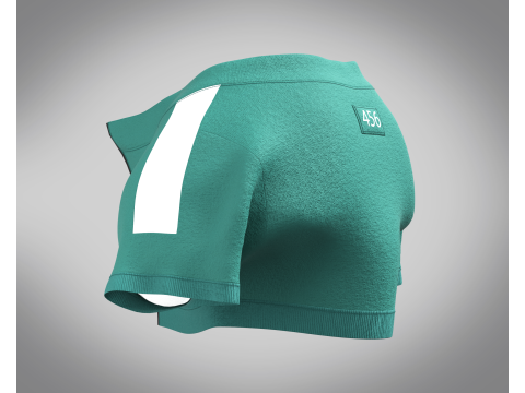 Bulldog - Squid Game Players Uniform 456 Modelo 3D