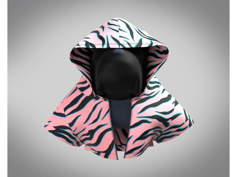 Dog Hoodie With Tshirt Modelo 3D