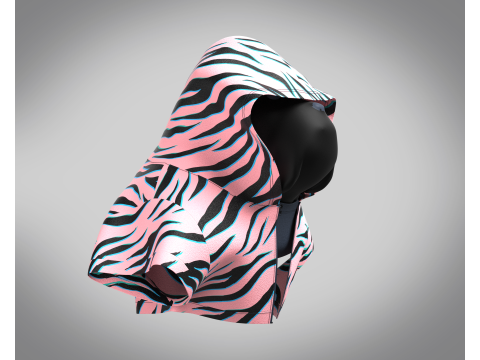 Dog Hoodie With Tshirt Modèle 3D