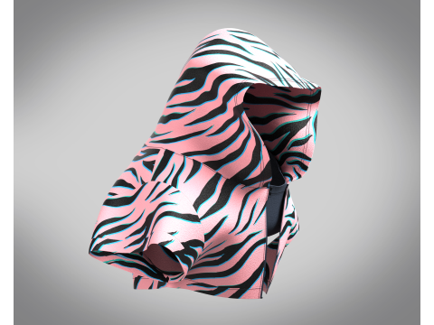 Dog Hoodie With Tshirt Modèle 3D