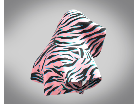 Dog Hoodie With Tshirt Modèle 3D