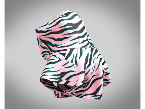 Dog Hoodie With Tshirt Modèle 3D