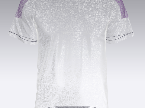 Soccer Ash with Multi color Jersey Player-10 3D Model
