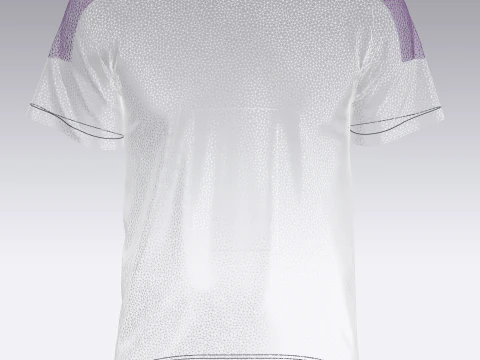 Soccer Ash with Multi color Jersey Player-10 3D Model
