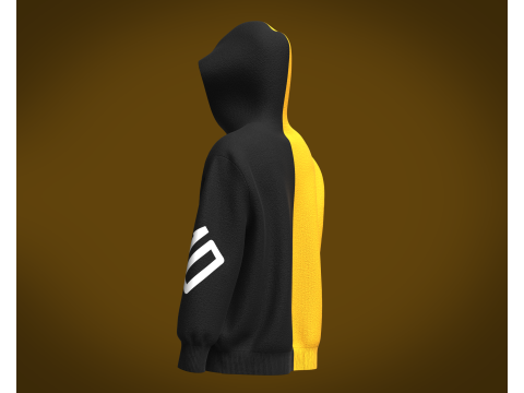 Men Sports Hoodie 3D Модель