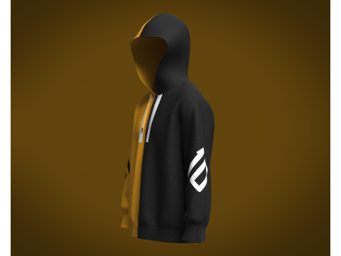 Men Sports Hoodie 3D Модель
