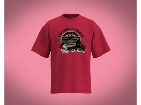 Tシャツ サンダーグリーク 3Dモデル