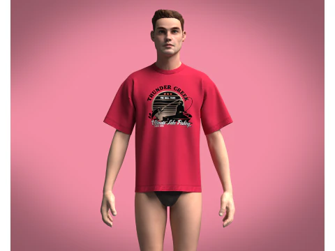 T-Shirt THUNDER GREEK 3D Model