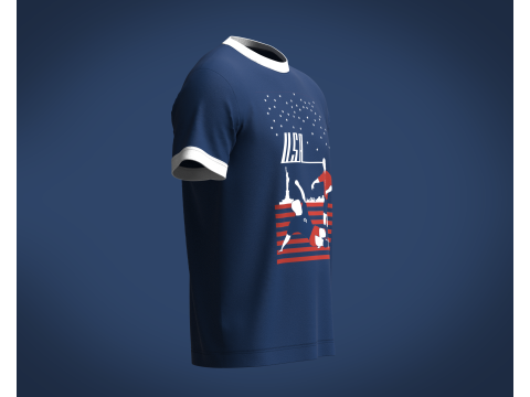 T-Shirt - USA Modello 3D